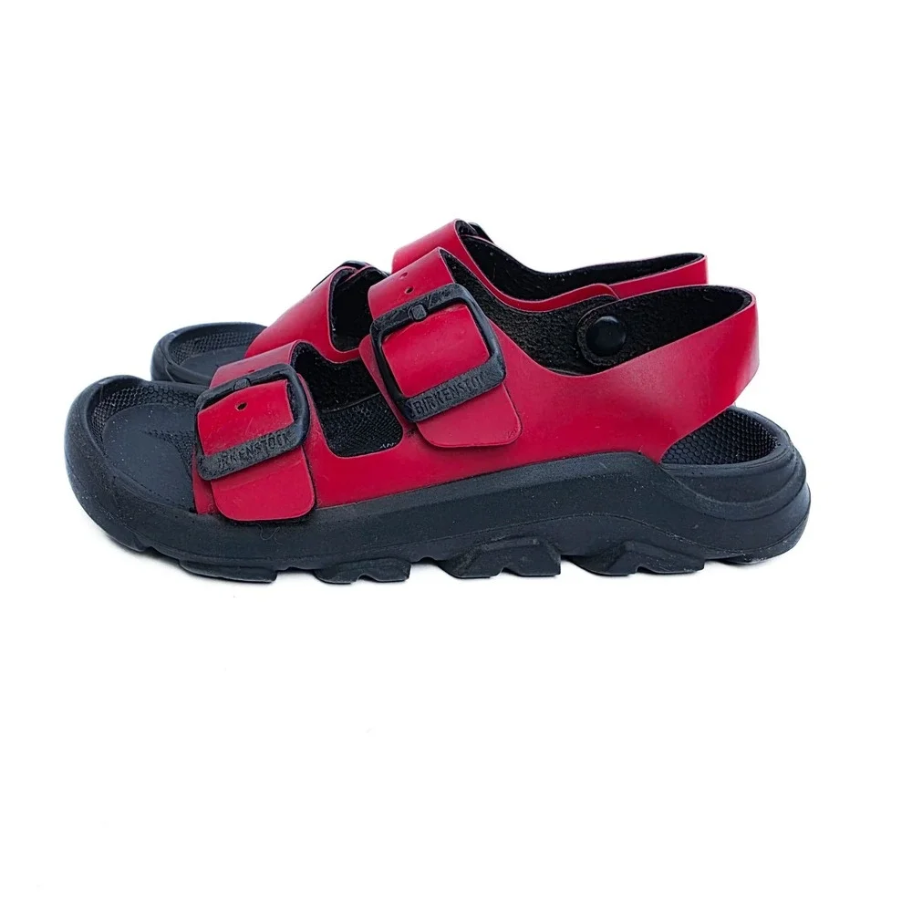 Birkenstock Mogami Kids Sandals EU 29 US 11-11.5 Active Red Birko-Flor Germany